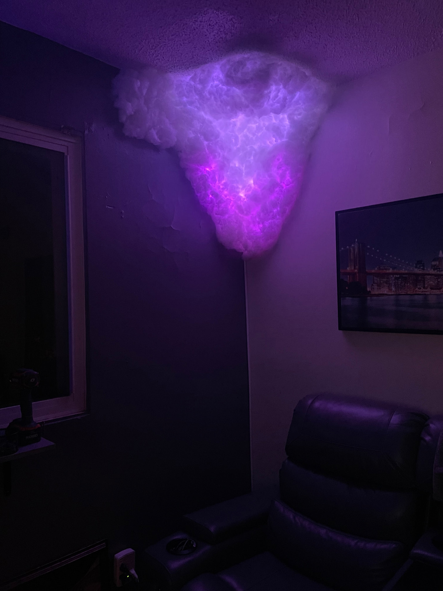 Cloud Lighting Ceiling Install