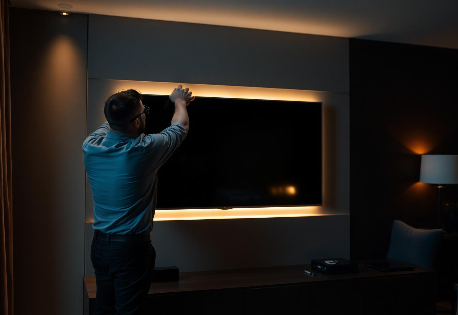 Single TV Mount — Fireplace Full-Motion